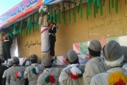 استقبال پرشور عشایر طایفه کشکولی کوچک شهرستان فیروزآباد از کاروان شاهدان بصیر