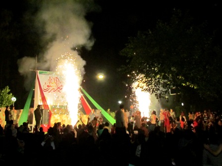 جشن باشکوه عید مبعث در پارک سلمان کازرون+ عکس