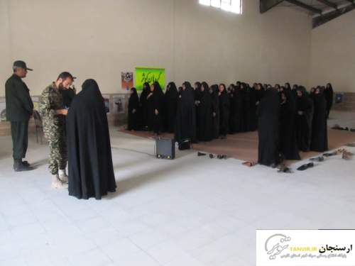 تجمع عظیم گردان های بیت المقدس  والزهرا در حوزه های مقاومت بسیج شهرستان ارسنجان