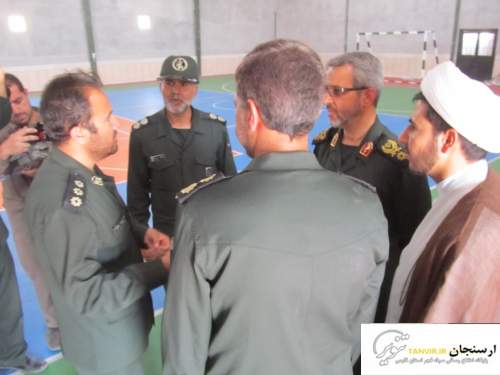 حضور فرمانده ارشد سپاه فارس در ارسنجان