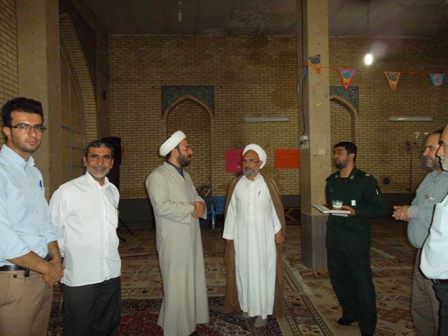 بازدید هیات امنا مسجد امام حسن مجتبی(ع) از مسجد دانش آموزی شیراز