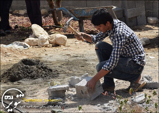 روایت تصویری فعالیت های گروه جهادی شهید رخشنده در روستای بریو اشکنان