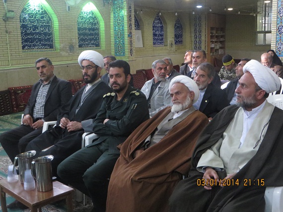 جلسه ائمه جمعه و جماعات هیئت امناهای مساجد شمال غرب شیراز