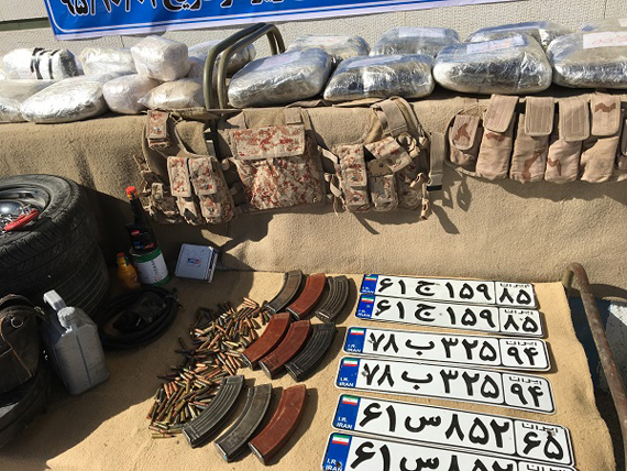 کشف محمولۀ مواد مخدر و مهمات در درگیری سپاه با اشرار مسلح