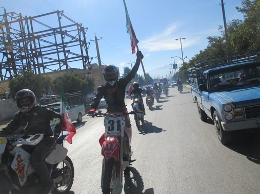 رژه موتوری در شهرستان کوار
