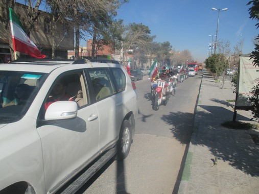 رژه موتوری در شهرستان کوار