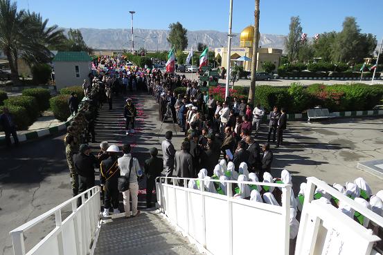 کاروان نمادین ورود امام در لامرد