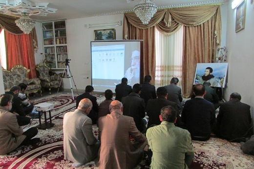 برگزاری زیارت عاشورا در شهرستان سپیدان
