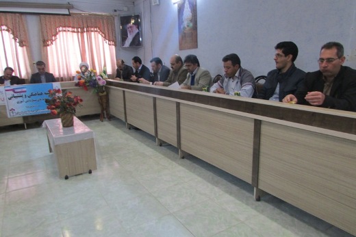 برگزاری کمیته  هماهنگی و پشتیبانی برنامه های بسیج دانش آموزی(دهه مبارک فجر)  حوزه شهید فهمیده سپاه سپیدان