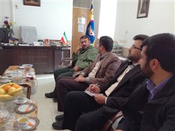 دیدار روئسای دانشگاه های شهر صفاشهر با فرماندهی ناحیه خرم بید