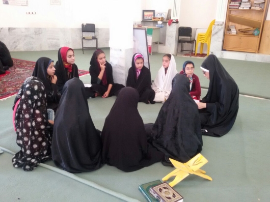 برگزاری کلاسهای قرآنی در پایگاه حضرت مرضیه(س) روستای چرگ
