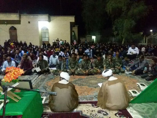 برگزاری محفل انس با قرآن در پایگاه مقاومت امامزاده شهید(ع)