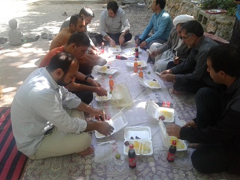 برگزاری اردوی خانوادگی پرسنل مرکز مقاومت قادرآباد در سپیدان