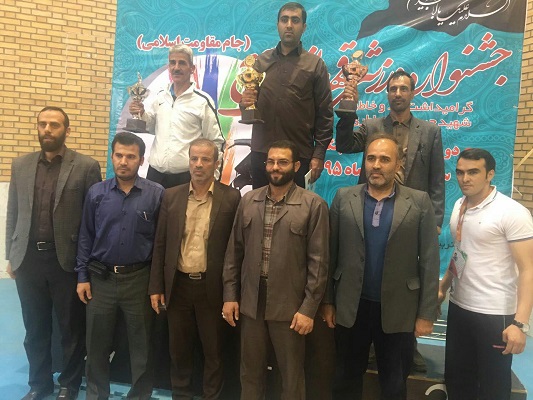 مقام قهرمانی تیم فارس در رقابت های دومیدانی بسیج کشور+تصاویر