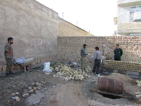 ساخت یک واحد مسکونی روستایی در کوهنجان آغاز شد