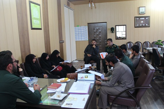 جلسه شورای جهادی و بازدید از مناطق محروم توسط فرمانده ناحیه