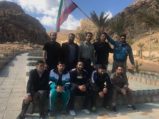 برنامه کوهنوردی کارکنان ناحیه احمد بن موسی (ع) در بام شیراز