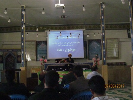برگزاری محافل انس با قرآن در ایام ماه مبارک رمضان در ناحیه خرم بید