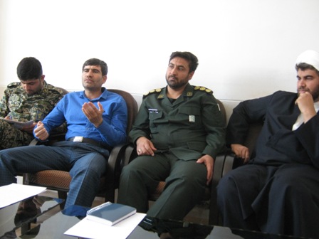 برگزاری جلسه اتاق رصد مسائل سیاسی در سپاه ناحیه احمدبن موسی(ع)