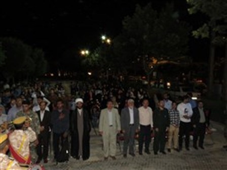مراسم بزرگداشت سوم خرداد در بوستان نماز شیراز به روایت تصویر