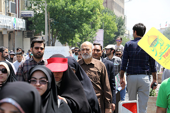 حضور فرمانده سپاه فجر در راهپیمایی روز جهانی قدس/ تصاویر خبری