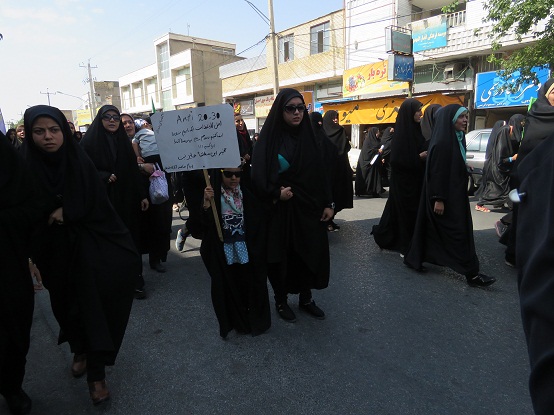 راهپیمایی عفاف و حجاب در فسا برگزار شد