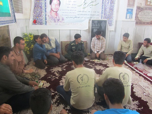 برگزاری اردوهای جهادی بسیج دانش‌آموزی بقیه الله(عج)فسا در روستای مقابری