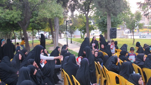 برگزاری راهپیمایی خواهران به مناسبت هفته عفاف وحجاب