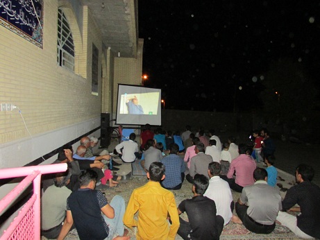 اکران فیلم های جشنواره مردمی عمار در روستای قنبری