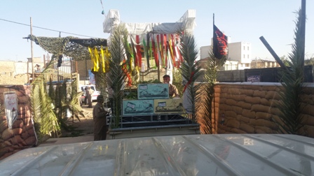 تشیع پیکر پاک شهید گمنام دفاع مقدس و برگزاری یادواره شهدا در روستای بهاران