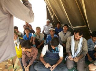جهادگران بسیج دانش آموزی  شهرستان گراش در اردوی جهادی 7 روزه