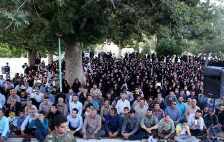 حضور باشکوه مردم کوهنجان در استقبال از خانواده معزز شهید حججی
