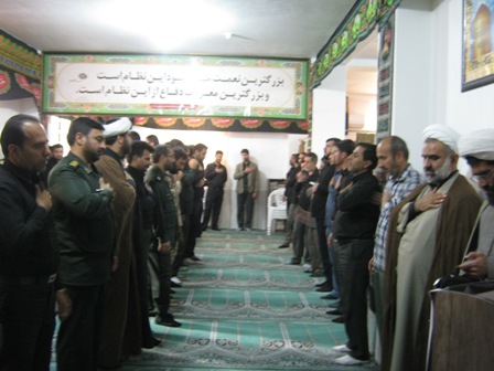 گزارش تصویری مراسم عزاداری دهه ی اول محرم الحرام در سپاه ناحیه احمدبن موسی(ع)سال96
