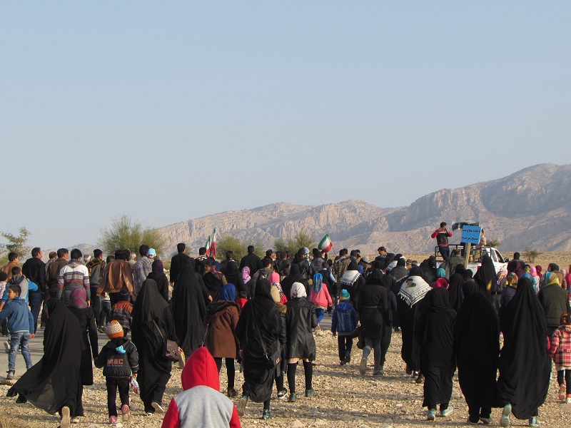 برگزاری همایش پیاده روی خانوادگی در روستای خیرات آباد