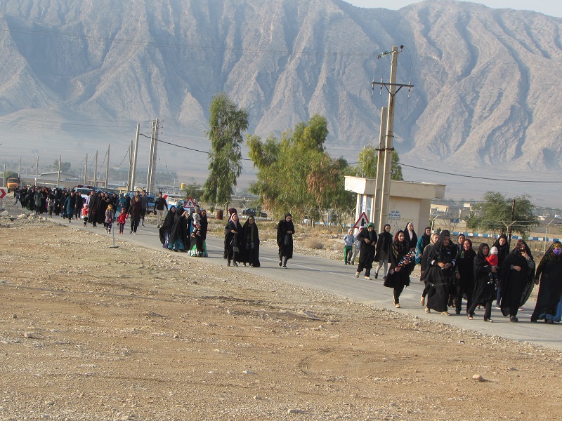 برگزاری همایش پیاده روی خانوادگی در روستای خیرات آباد