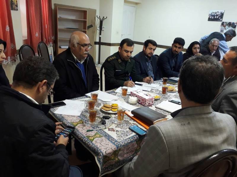 جلسه بررسی مشکلات مناظق محروم شرق شیراز