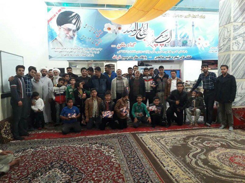 برپایی جشن میلاد در مسجد حاج رضا