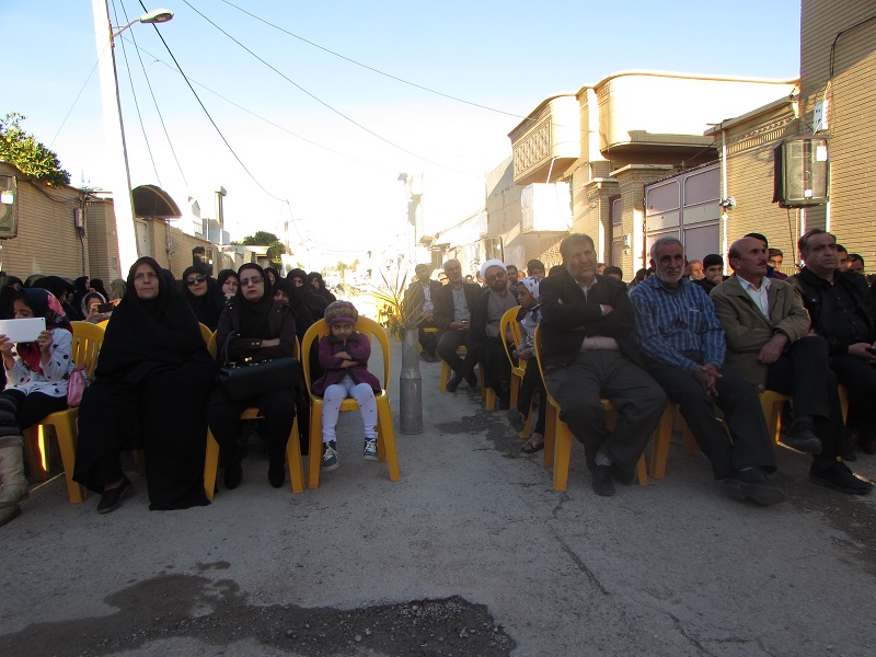 برگزاری آبروی محله به یاد شهیدان خسروی