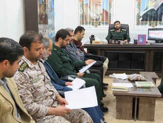 گزارش تصویری نشست اعزای شورای فرماندهی ناحیه احمد بن موسی(ع) با موضوع طرح نسیم محبت نوروز