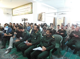مراسم گرامیداشت هفته عقیدتی سیاسی در سپاه و بسیج برگزار شد