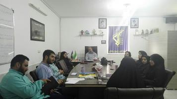 گزارش تصویری از نشست فرمانده حوزه مقاومت سلمان با خیرین شهرک سعدی