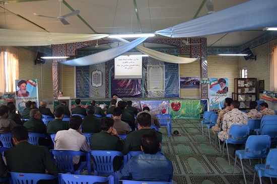 برگزاری مراسم هفته عقیدتی سیاسی در سپاه ناحیه نی ریز