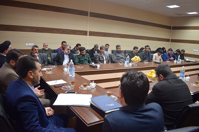 جلسه شورای شهر با  فرماندهان و جهادگران بسیجی