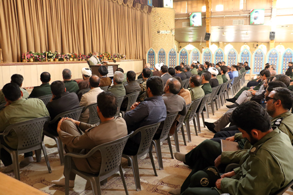 سخنرانی سردار نقدی در جمع پاسداران سپاه فجر فارس به مناسبت هفته بسیج