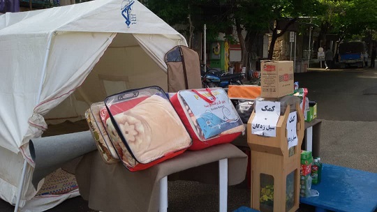 ارسال محموله کمک رسانی به مناطق سیل زده استان لرستان