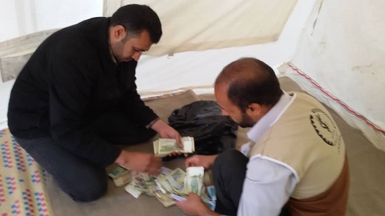 ارسال محموله کمک رسانی به مناطق سیل زده استان لرستان