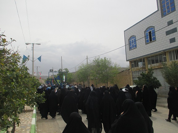 راهپیمایی مردم منطقه داریون در حمایت از سپاه پاسداران انقلاب اسلامی