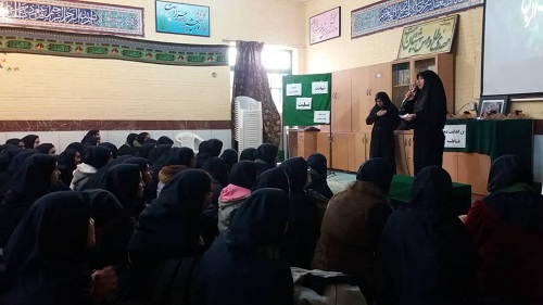 مراسم شهادت حضرت زهرا(س) در مراسم شهید بهنام محمدی حوزه بسیج دانش آموزی 4محدثه