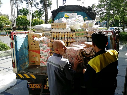 ارسال مواد غذایی و گروه امداد به خوزستان