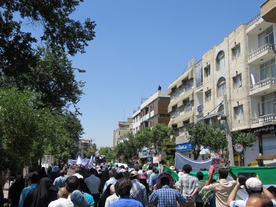 راهپیمایی روز قدس برگزار شد